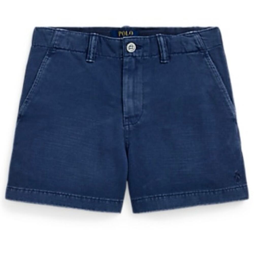 New Polo Ralph Lauren Shorts sz 6 Blue Chino Shorts